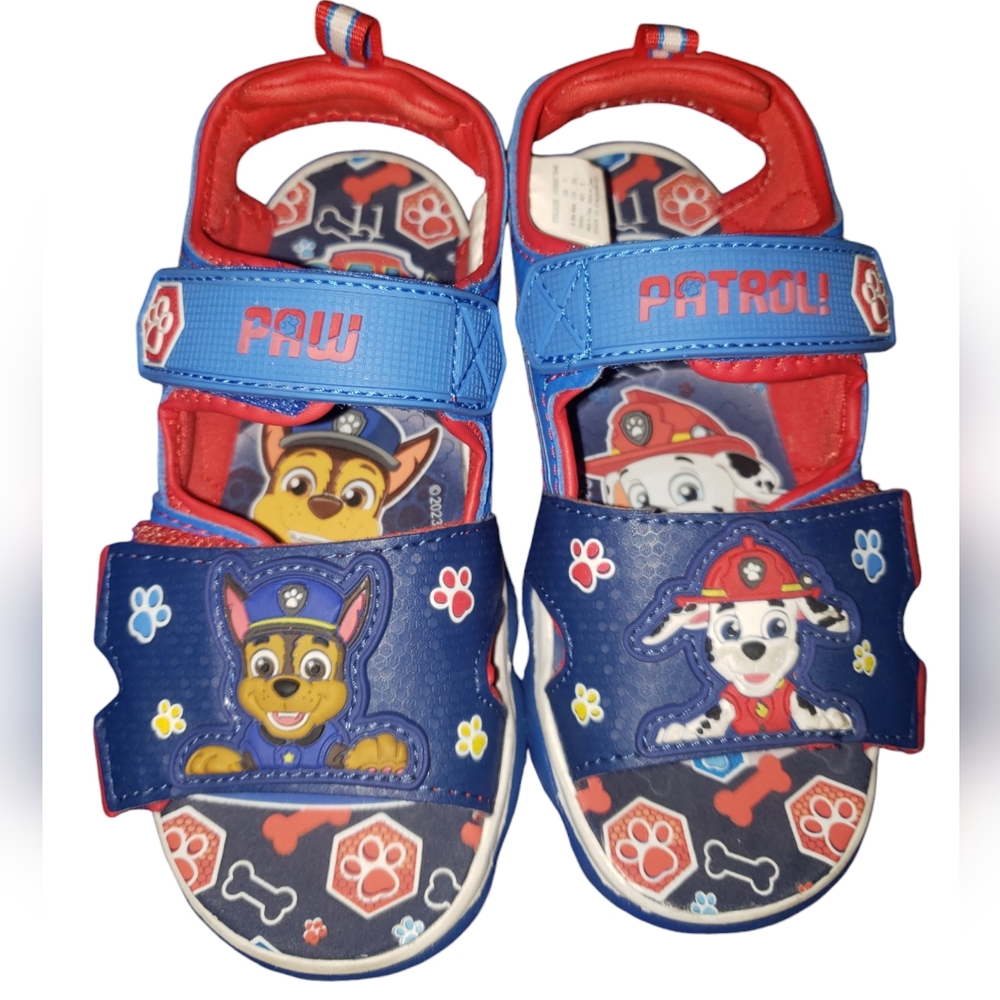 Light up Paw Patrol sandals Used ones